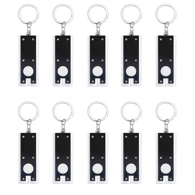 Rectangular Mini Keychain Flashlight