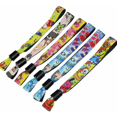 Dye Sublimated Cloth Wristband