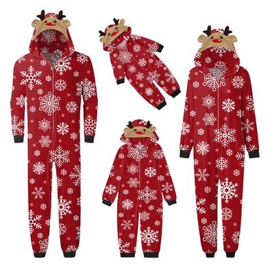 Christmas Printed Jumpsuit Homewear