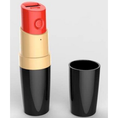 2600mAh Lipstick External Battery Power Bank