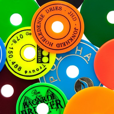 Funfair Tokens Round Pierced - 1 Side (1.18" x 0.079")