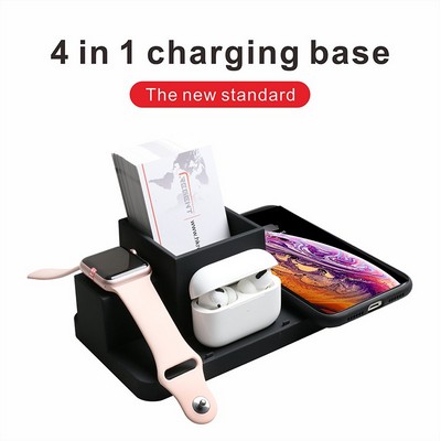 4-In-1 Pen Holder Wireless Charger