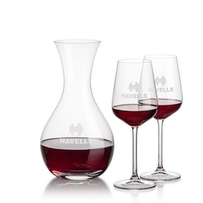 Adelita Carafe & 2 Elderwood Wine