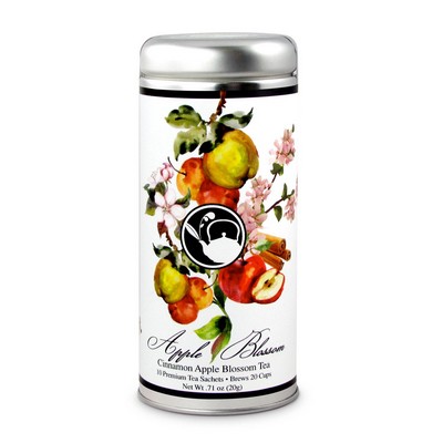 Tea Can Company Cinnamon Apple Blossom Tall Tin