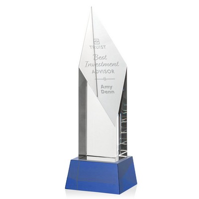 Vertex Award on Base - Optical/Blue 12"