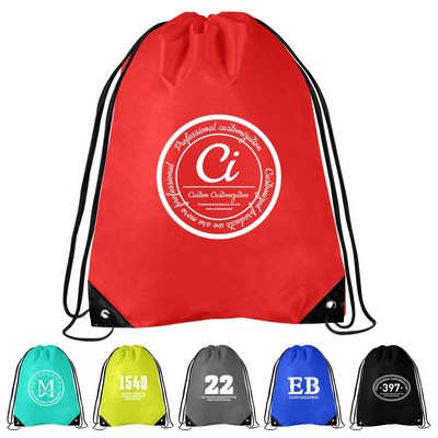 210D Polyester Drawstring Backpack