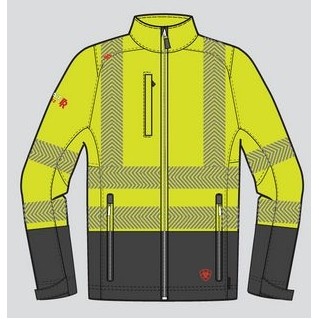 FR Vernon Hi-Vis Softshell Jacket