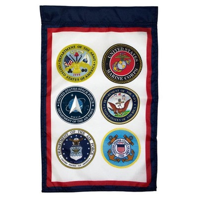 Armed Forces 6 Garden Flag (12"x18")