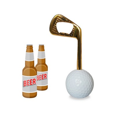 Golf Ball Bottle Opener