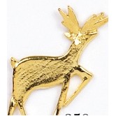 Stock Prancing Reindeer Casting Lapel Pin