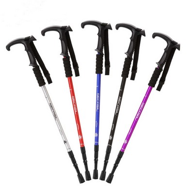 Foldable Walking Stick Alpenstock/Climbing Cane