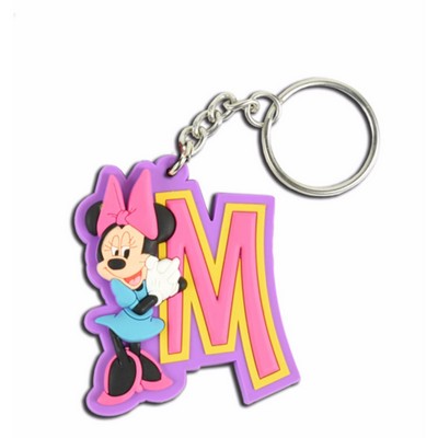 3.5 inch 3-D PVC KEY TAGS