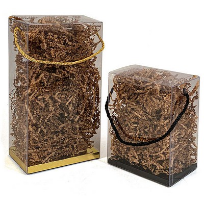 Rope Handle PVC Boxes w/Card Bottom (6"x4"x11 1/2")