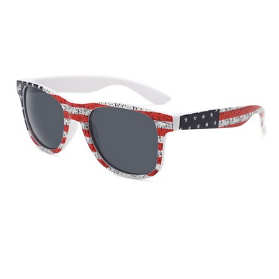 Vintage Patriotic US Flag Sun Glasses