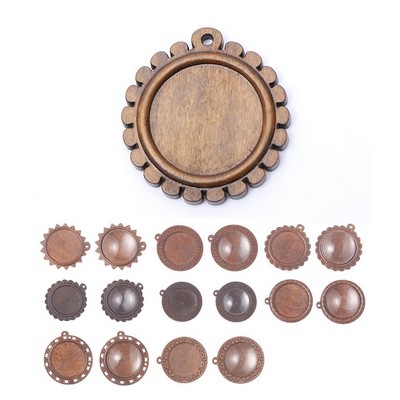 Classic Wooden Pendant Keychain