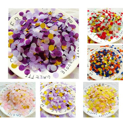 Colorful Round Tissue Paper Confetti