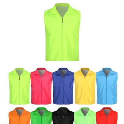 Volunteer Advertising Functional Waterproof Vest