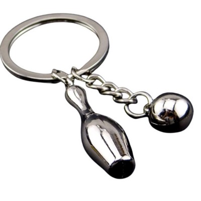 3D Mini Bowling Sports Keychain