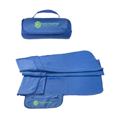 Roll-Up Blanket - Blue