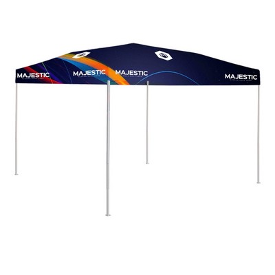 Econo Pop-Up Tent - 10' x 10', Full-Digital Imprint