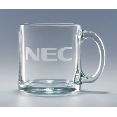 13 Oz. Tempered Coffee Mug - Clear