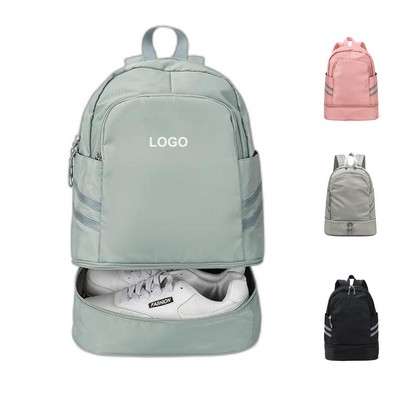 Gym Backpack with Shoe Compartment (direct import)