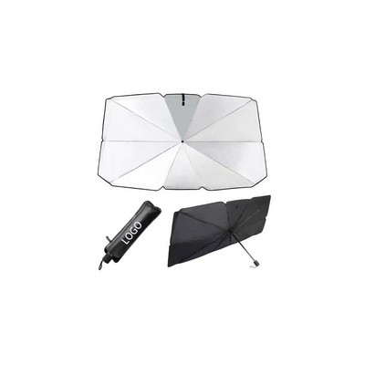 Car Windshield Sunshade Umbrella With Storage Bag