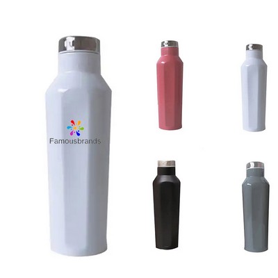 Square Insulated Metal Water Bottle