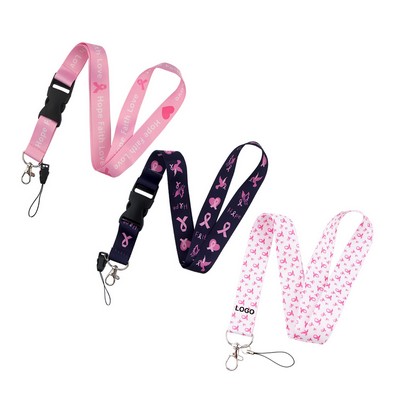 Breast Cancer Awareness Lanyard