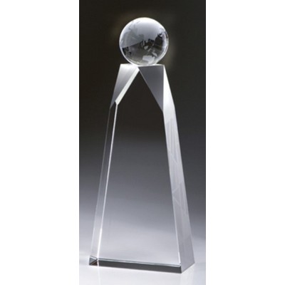 Global Star Crystal Award, 10 1/4"H