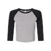 Bella+Canvas® Women's Micro Rib 3/4 Raglan Sleeve Baby Tee