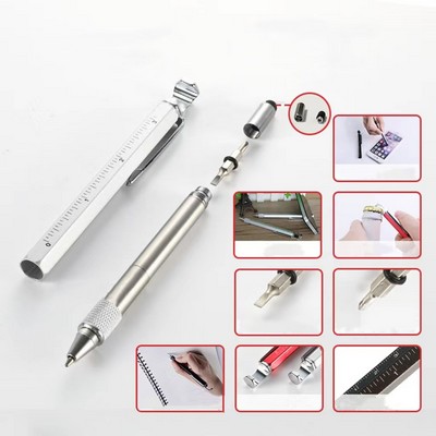 Multitool Pens 6-in-1 Ballpoint Pens with Phone Holder