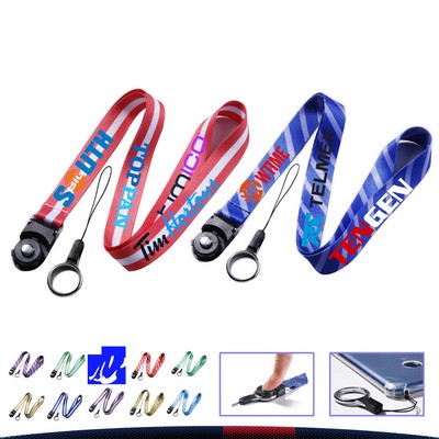 Stripe Neck Lanyard