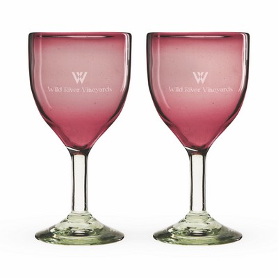 Rosado Stemmed Wine Glass (Set of 2) by Twine Living