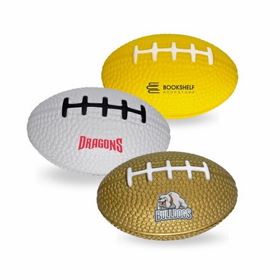 Small Foam Stress Reliever Football Colors