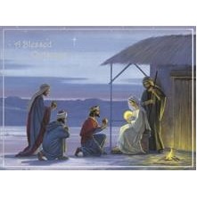 Gifts of Gold, Frankincense and Myrrh Holiday Card