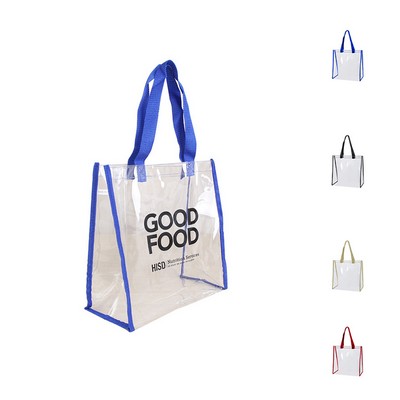 Clear Vinyl Tote Bag