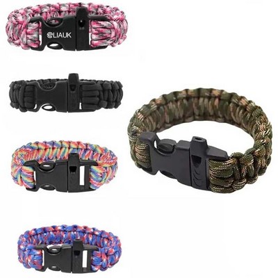 Whistle Paracord Bracelets