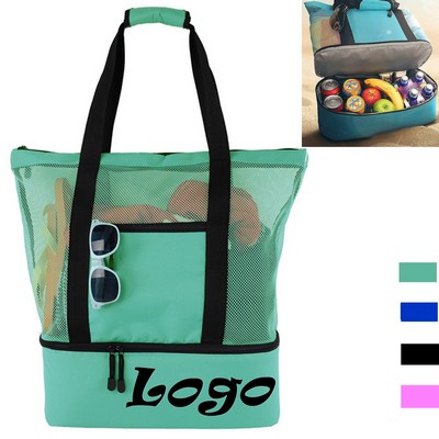 Beach Cooler Tote Bag