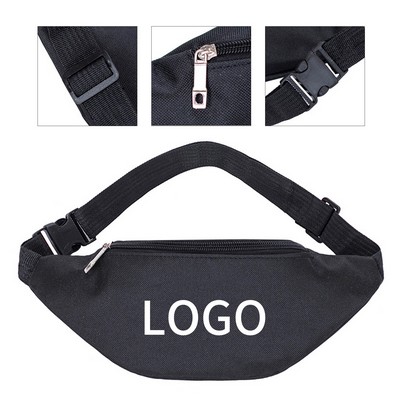 Sleek Zippered Waist Pouch