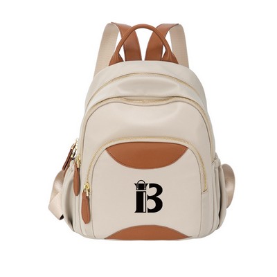 Casual PU Leather Satchel Backpack