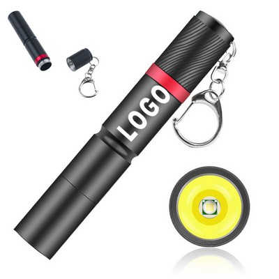 Custom 3W Power Outdoor Flashlight With Key Chain