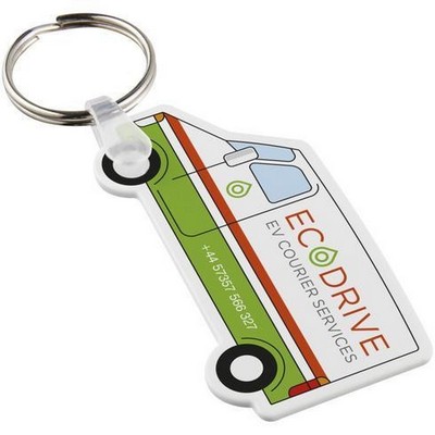 PVC Material Any Shaped Flexible Key Chain