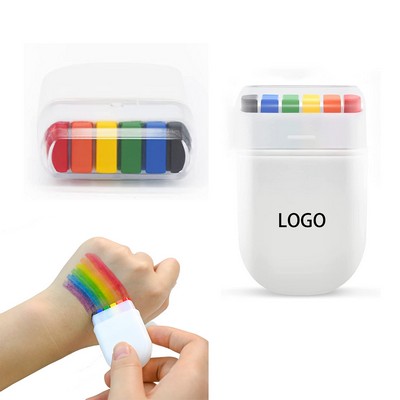 6-Color Body Paint Pen