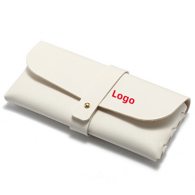 PVC Leather Glasses Case Portable Sunglasses Case Storage Bag