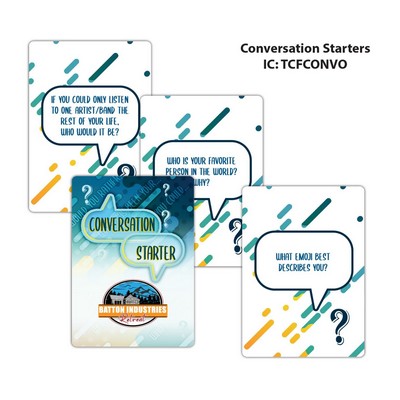 Conversation Starters Poker Card Deck