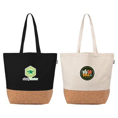 Alentejo - Recycled Cotton Tote Bag with Cork Bottom - Heat Transfer