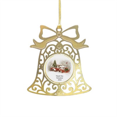 Gold Bell Ornament