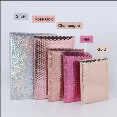 Aluminum Cosmetics Jewelry Package Mailer Envelop Bubble Mailer