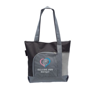 Pioneer Two-Tone Tote Bag (Full Color Imprint)